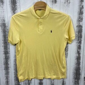 Polo Ralph Lauren Polo Shirt Men's L Short Sleeve Classic Yellow